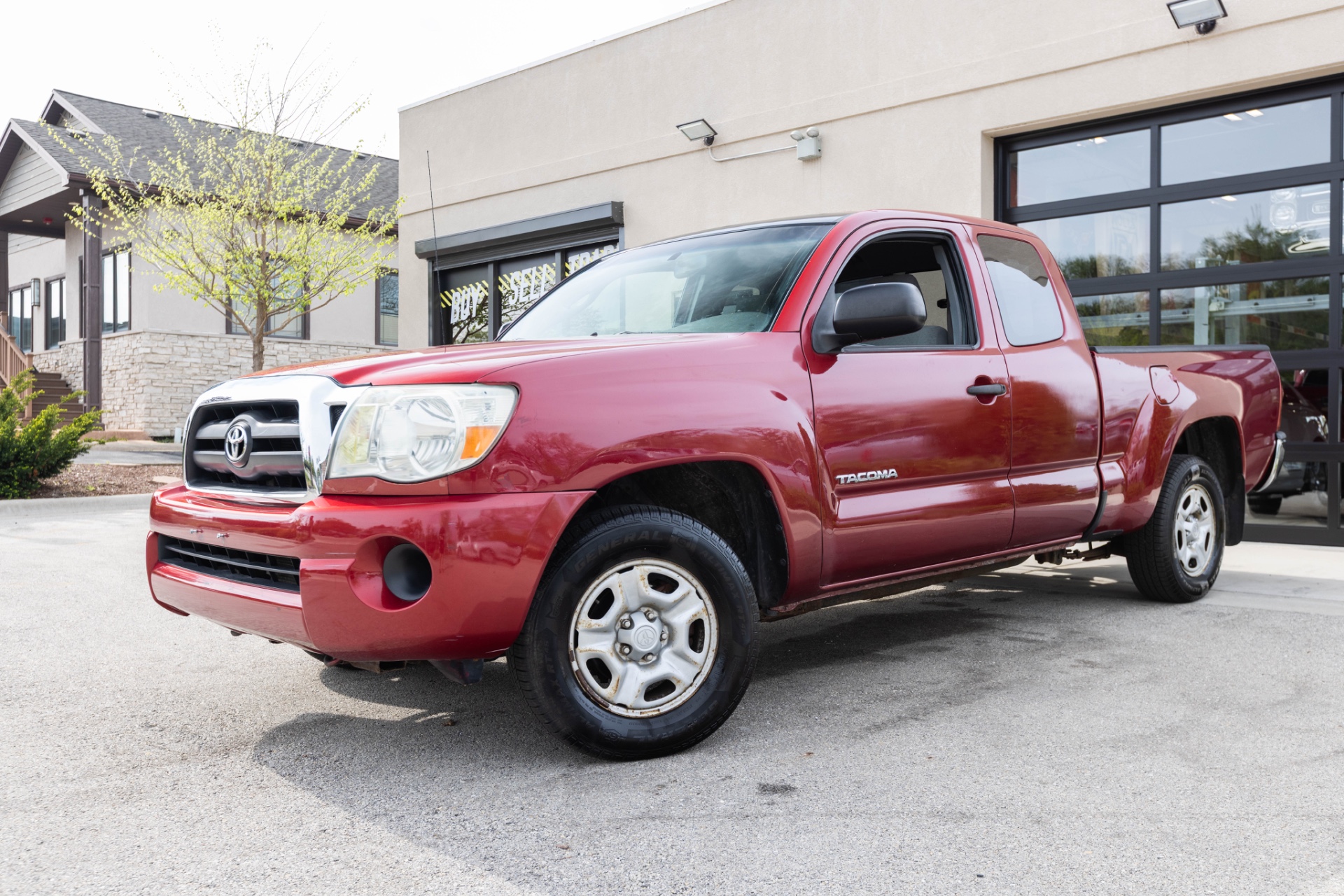 Impulse Red Pearl 2008 Toyota Tacoma Pickup Truck 4-Speed Automatic