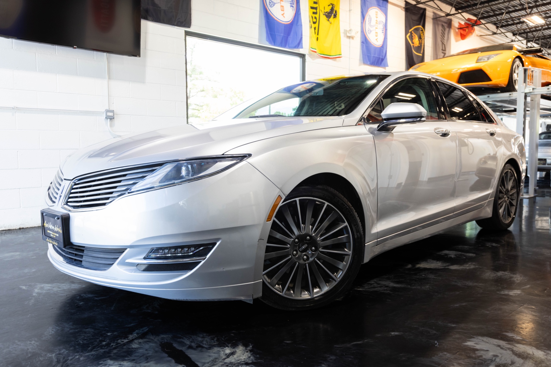 Ingot Silver Metallic 2015 Lincoln MKZ Sedan All-Wheel Drive 6-Speed Automatic